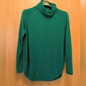 Caslon Turtleneck Tunic Sweater In Green Ultra